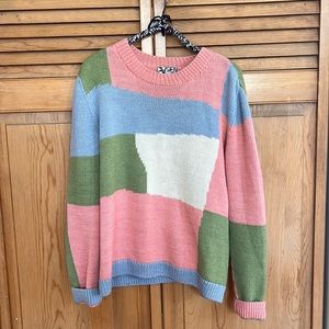 Dusen Dusen abstract alpaca sweater medium